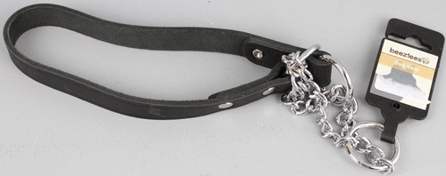 Beeztees leder hundehalsband - leder,