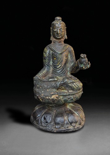 Gandhara indianer bronze - gandhara,
