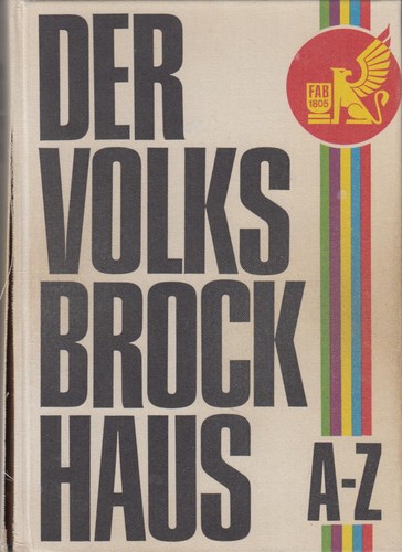 Der volks brockhaus - der, a-z