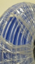 100 Meter Gewebeschlauch Blau Transparent pro-ep pvc blue reinforced AIR - Water