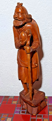 Chinesische holzfigur 31cm - holzfigur,