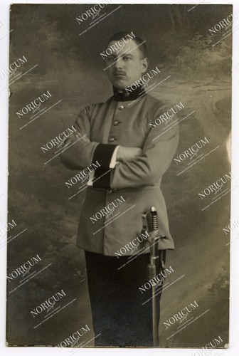 Foto portrait k - k.u.k, leutnant