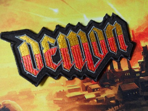 Demon shape patch heavy metal - demon,