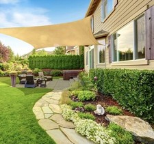 Sonnensegel Sonnen-Regenschutz Schutz Wasserdicht Windschutz UV Schutz Garten