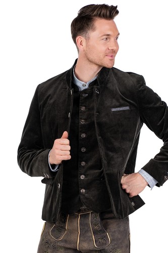 Janker trachtenjacke ekim oliv - trachtenjacke,