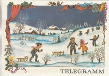 DDR  :  Schmuck- Telegramm-