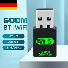 AC 600Mbps WLAN Stick Dual Band 2.4GHz / 5GHz WIFI Dongle USB Wireless Adapter