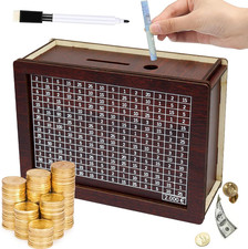 Spardose aus Holz, Sparbox mit