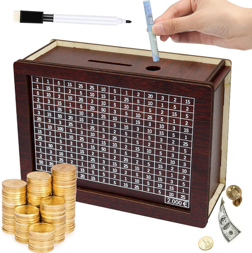 Spardose aus holz sparbox mit - aus,