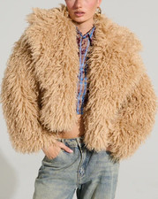 Luxus oversized kragen - ***,