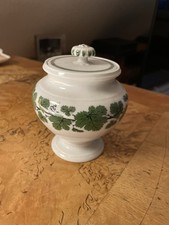 Meißen Zuckerdose Weinlaub 1. Wahl, Gebraucht, Wie Neu