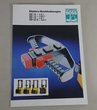 Prospekt/ Broschüre Steinbock Elektro-Niederhubwagen WP10/ WP13/ WP15/ WP20D