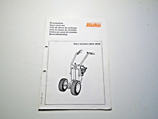 Ersatzteilliste Hako Variette (3613) und (3619) Original Hako Hausdruckerei