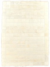 KUHFELL TEPPICH CREME WEISS