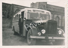 Foto WK II Wehrmacht Soldat Omnibus Oldtimer "Reichmannsdorf" Kennung K1.30