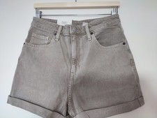 Beige Jeanshose Mom shorts