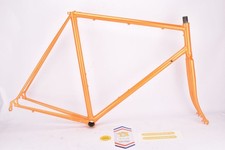 Vintage Orange Steel road bike