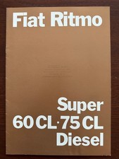 Prospekt / brochure  Fiat Ritmo MY 1982