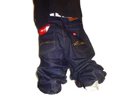 Vintage 90´s ECKO Glanz Baggy NAVY *W46/L34* NEU & UNGETRAGEN mit Etikett