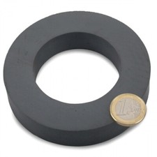 Ringmagnet Ø 100,0 x 60,0 x 20,0 mm Y35 Ferrit - hält 16 kg