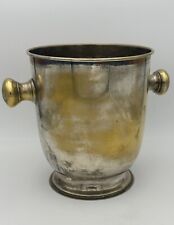 175.     Sektkühler Metall versilbert Alt