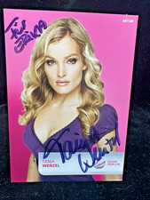 Autogrammkarte - " TANJA WENZEL " - neue Karte /Original HANDSIGNIERT / NEU
