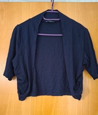 Ungetragen Bolero Gr. 40, dunkelblau, Kurzjacke, Viskose, schick 