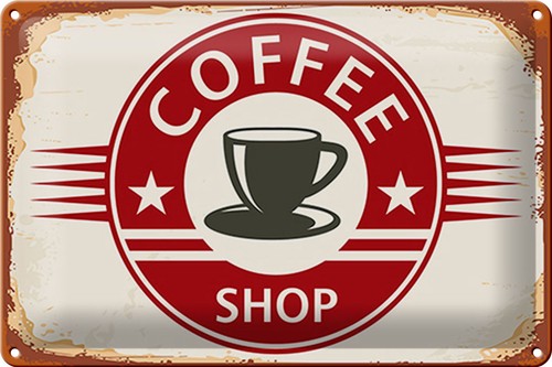 Schild blech retro - schild, 30x20cm