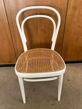 Thonet - ikonischer Kaffeehausstuhl 214, Vintage 1984, 6er Set - Original  weiß