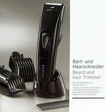 Akku - Bart- und Haarschneider Rasierer für Schnittlängen von 0,5 bis 36