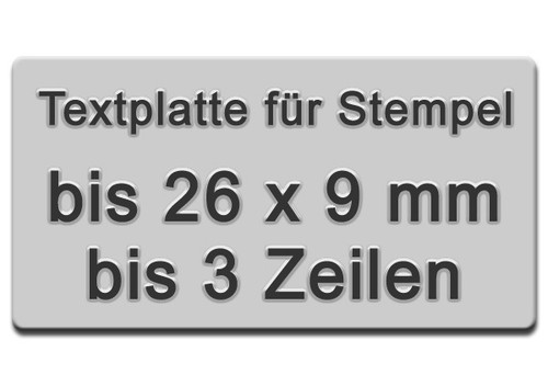 Textplatte trodat colop - textplatte,
