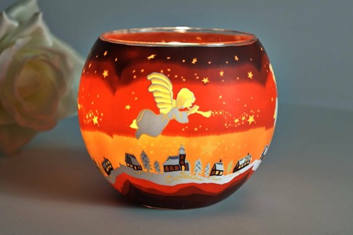 Leuchtglas 21830 engel - leuchtglas,