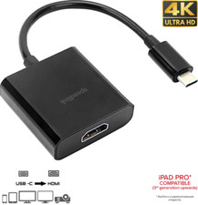 USB-C zu HDMI Adapter Kabel HQ 4K UHD Vergoldet Typ C auf HDMI Samsung Mac 