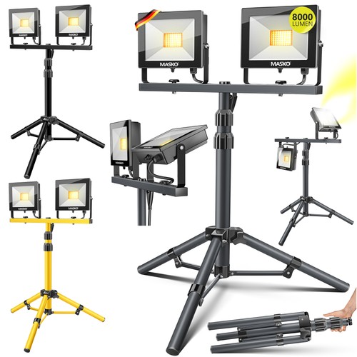 Masko led baustrahler stativ - led,