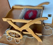 Schubkarre als Servierwagen Küchenwagen Teewagen Beistellwagen Rollwagen Holz