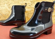 Tommy Hilfiger OXLEY Gummistiefel Chelsea Boots Regen Stiefeletten Schwarz Gr.36