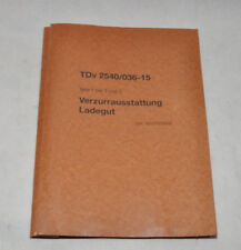 Spanngurt / Zurrgurt / Anleitung / TDV / Dienstvorschrift / Bundeswehr BW