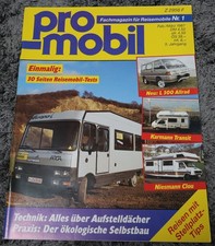 Pro Mobil 1/1987Karmann Ford Transit, Niesmann Clou Iveco, LMC Liberty