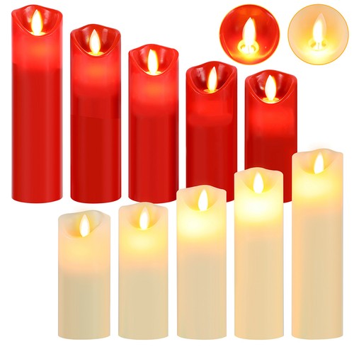 5er led kerzen echtwachs - 5er,