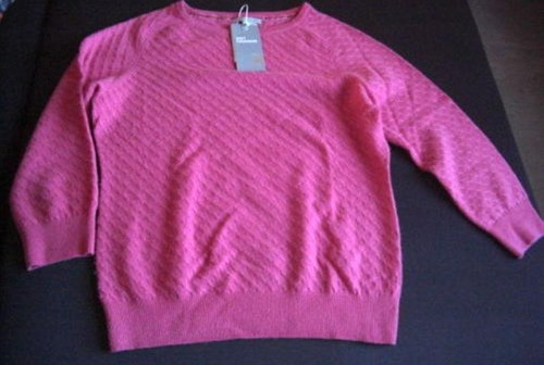 100 kaschmir pullover rot - kaschmir, m