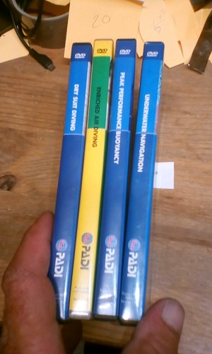 Padi tauchen dvds - padi,