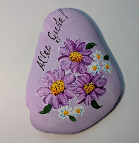 Bemalter stein blumen - stein,, blumen🌸