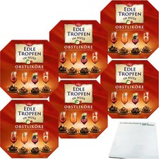 Trumpf Edle Tropfen in Nuss rot Obstliköre 6er Pack 6x250g Packung usy Block
