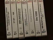 7x Eisenbahn VHS Videos Desti