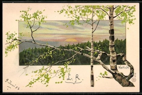 Künstler alfred mailick - künstler-ak,