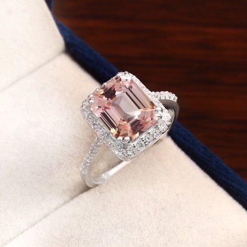 Padparadscha saphirring 925 - padparadscha,