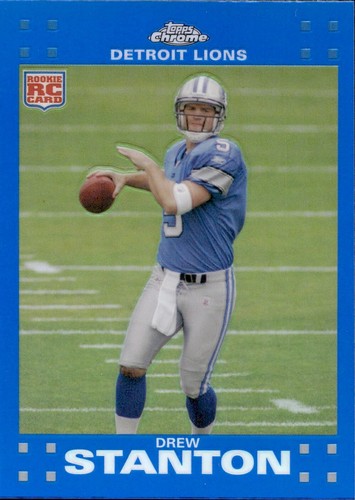 Drew stanton rookie 2007 - drew,