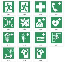 Rettungszeichen Aufkleber alle DIN 7010 ASR 1.3 diverse Größen