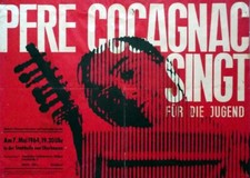 PERE COCAGNAC - 1964 - Live in Concert - Singt für... Tour - Poster - Oberhausen