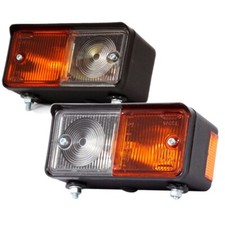 2x Universelle Positionsleuchte mit Blinklicht Standlicht 12V/24V E20 Traktor